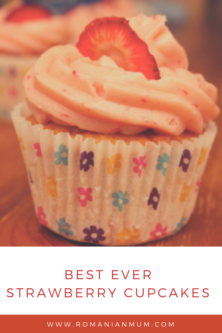 Best Ever strawberry cupcakes