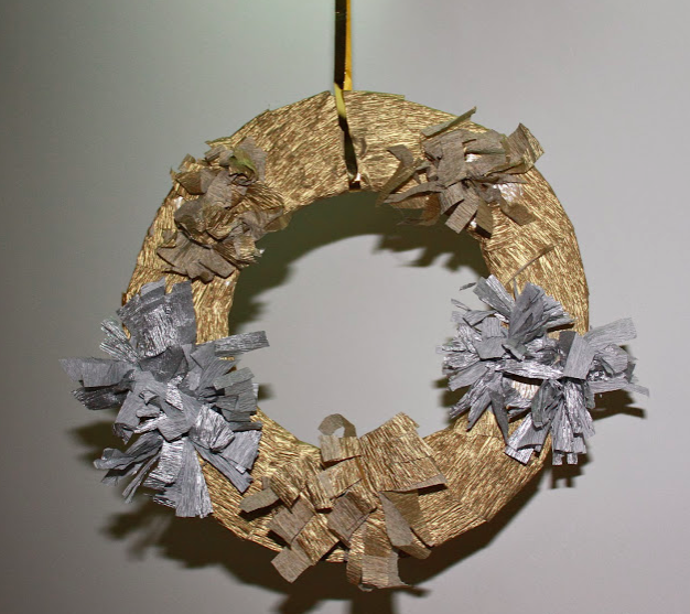 Christmas Paper Wreath