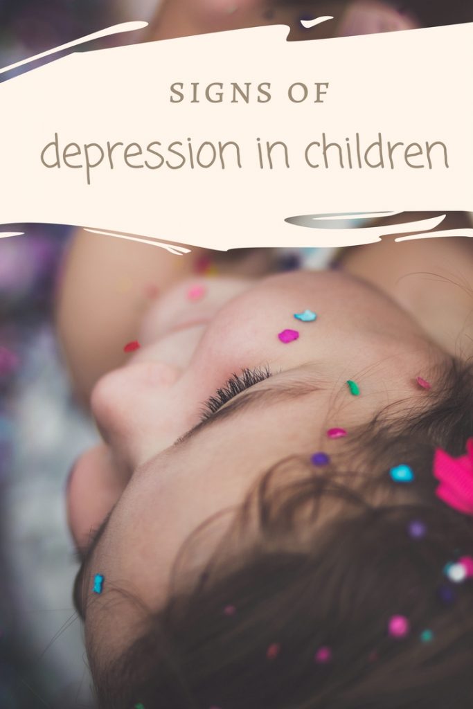 Signs of depression in children 