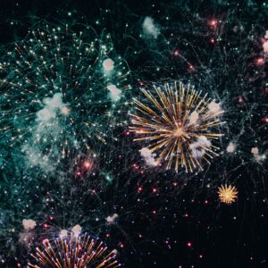 fireworks on night sky