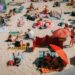 photo of people sunbathing on a beach