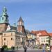 wawel castle in krakow on a sunny day